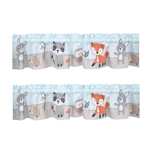 Bedtime Originals Woodland Friends Nursery/Child Window Valance 2-Pack - 1 of 4