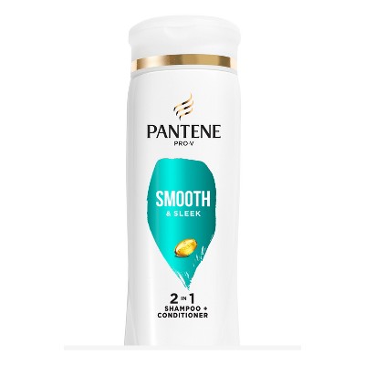 PANTENE PRO-V Smooth & Sleek 2in1 Shampoo and Conditioner, 12.0oz