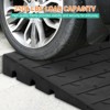 Rubber Driveway Curb Ramps, 15 Ton Capacity Heavy Duty Car Ramp, 2.5 Inch High Curbside Bridge Ramp, 4ft Motorcycle Ramp for Loading Dock Garage - 4 of 4