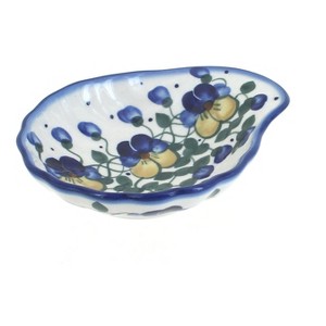 Blue Rose Polish Pottery 11D WR Unikat Shell Dish - 1 of 1