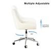 Office Chair, Velvet Upholstered Kitchen Chairs With Chrome Legs Dining Chair, Modern Comfortable Chairs - 2 of 4