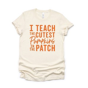 Simply Sage Market Women's I Teach The Cutest Pumpkins In The Patch Short Sleeve Graphic Tee - 1 of 2
