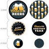 Big Dot of Happiness Cheers and Beers Happy Birthday - Birthday Party Giant Circle Confetti - Party Decorations - Large Confetti 27 Count - 2 of 4