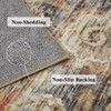Area Rug, Machine Washable Rug, Stain Resistant Non-Slip Kitchen Rug, Traditional Distressed Accent Rug, Vintage Carpet for Bedroom, Dining Room - 4 of 4