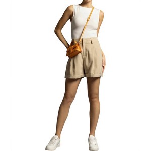 Women's Vivi Pleated Tailored Shorts - Weekends - 1 of 4