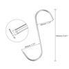 Unique Bargains Stainless Steel S-Shaped Utility Fish Beef Hanging Meat Hook 4 Pcs - 2 of 4