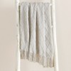 The Lakeside Collection Cable Knit Cozy Throws - 2 of 4