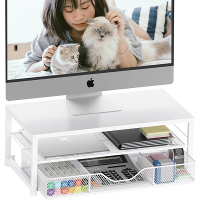 Craze Ventures 2-Tier Monitor Stand with Drawer