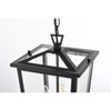 Elegant Lighting Cayman 9.5 Inch Outdoor Pendant in Black - 3 of 4