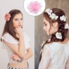 Unique Bargains Durable Versatile Chiffon  Artificial Flowers for Graduation Headbands 12 Pcs - 3 of 4