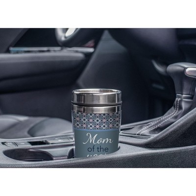 Elanze Designs Mom Of The Year Grey 17 Ounce Stainless Steel Travel Tumbler