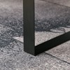 43.25" Wood Mid-Century Modern Coffee Table with Storage Drawer and Metal Sled Legs for Living Room - 2 of 4