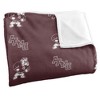 Alabama A & M University Logo Pattern Silky 50x60 Blanket, 1 Sided - 3 of 4