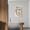 iCanvas Woman Portrait Line by Nikki Canvas Print Wall Art - 3 of 3