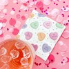 Big Dot of Happiness Valentine Hearts Napkins, Galentine's & Valentine's Day Party Decor, White 3-Ply Paper Beverage Cocktail Napkins - 24 Count - 2 of 4
