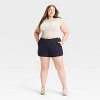 Women's French Terry Mid-Rise Lace Trim Pull-On Shorts - Wild Fable™ - 3 of 3