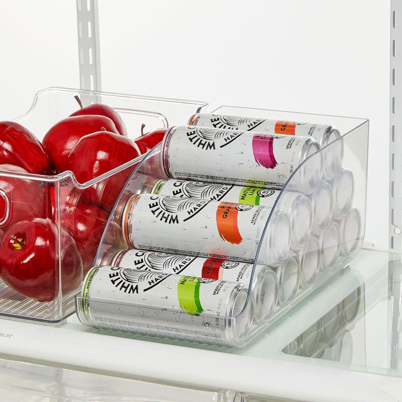 mDesign Plastic Soda Can Dispenser Storage Organizer Container Bin, 2 of 9