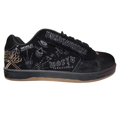 World Industries Mens Smith Skateboard Shoes, Black/Gray/Tan (10) — фото 2