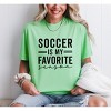 Simply Sage Market Women's Soccer Is My Favorite Season Short Sleeve Garment Dyed Tee - 2 of 4