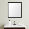 HomeRoots 32" Espresso Framed Bathroom Vanity Mirror - 2 of 4