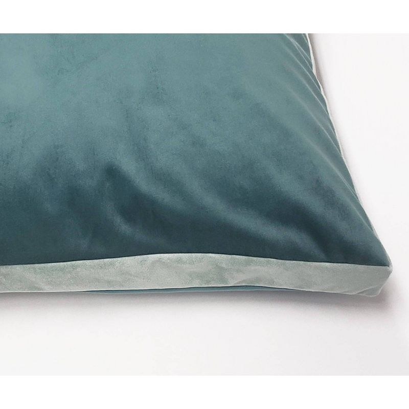 17"x17" Luxe Velvet Square Throw Pillow - Edie@Home, 5 of 6