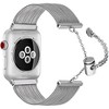 Worryfree Gadgets Apple Watch Band iWatch Series 7 6 5 4 3 2 1 Stainless Steel Fashion Replacement Bracelet Smart Watch Accessories - 3 of 4