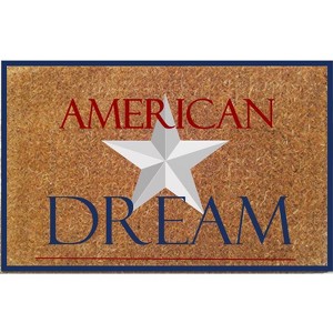 Rockport Premium Americana 18 in. W X 28 in. L Multi-Color American Dream with Star Coir Door Mat - 1 of 1