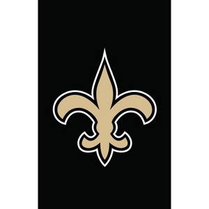 Evergreen New Orleans Saints House Applique Flag- 28 x 44 Inches Indoor Outdoor Sports Decor - 1 of 2