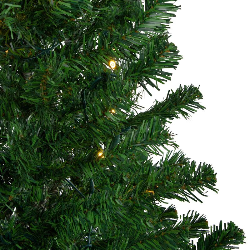 Northlight 4' Pre-Lit Mixed Classic Pine Medium Artificial Christmas Tree - Warm Clear LED Lights, 3 of 7