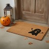 HomeRoots 17" X 29" Natural And Brown Halloween Halloween Outdoor Coir Door Mat - 2 of 4