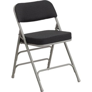 Riverstone Furniture Collection Fabric Folding Chair Black