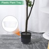 Unique Bargains Plastic Clear Indoor/Outdoor  Thin Plant Saucer Drip Tray - 3 of 4