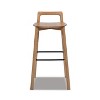 Jennifer Taylor Home Sven 26.5" Modern Minimalist Low Back Wood Counter Stool - 2 of 4
