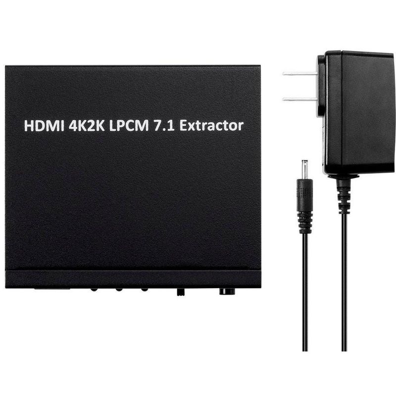Monoprice Blackbird 4K Series 7.1 HDMI Audio Extractor | 10.2Gbps, 4K (3840x2160p) and 3D video, 5 of 7