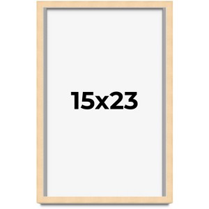 PosterPalooza | Classic Modern Yellow Picture Frame - UV Acrylic, Foam Board Backing, Hanging Hardware - 1 of 4