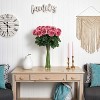 HomeStock Fancy Rose Silk Flower Arrangement - 3 of 3