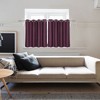 PiccoCasa Window Rod Pocket Valance Thermal Insulated Curtain Panels 2Pcs - 2 of 4