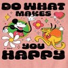 Girls' - Disney - Mickey and Pluto Do What Makes You Happy Fitted Short Sleeve Graphic T-Shirt - 2 of 4