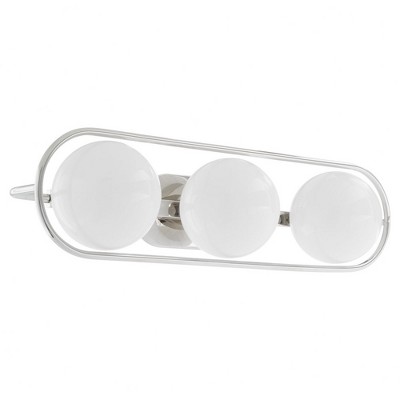 Quorum Lighting Belmont 3 - Light Vanity in  Polished Nickel