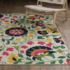 Captiv8e Designs Hilo Bold Boho Floral Ivory Indoor/Outdoor Rug - 4 of 4