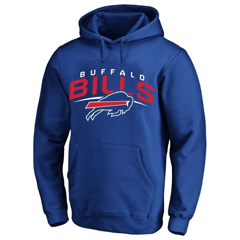 NFL Buffalo Bills Men's Big & Tall Long Sleeve Core Fleece Hooded Sweatshirt, 1 of 4