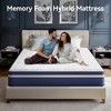Swedrea Hybrid Mattress Breathable Medium Cooling Memory Foam Bed-in-a-Box White - 3 of 4