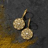 Ross-Simons 0.10 ct. t.w. Diamond Circle Drop Earrings in 18kt Gold Over Sterling - 4 of 4