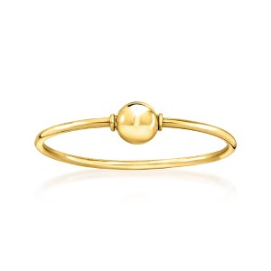 Pure Collection by Ross-Simons Italian 14kt Yellow Gold Bead Ring - 1 of 4