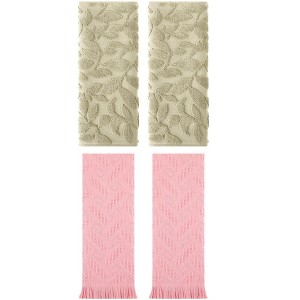 REGALWOVEN 4 Pcs Cotton Bathroom Absorbent Soft Boho Hand Towel - 1 of 4