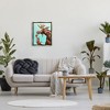 Stupell Industries Vintage Moose With Candlestick Telephone Ombre Background Floater Canvas Wall Art - 2 of 4