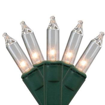 Northlight 450-Count Clear Mini Christmas Lights - 83.25' Green Wire