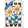 Trends International Smile Face - Love Flowers Unframed Wall Poster Prints - 3 of 4