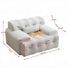 Most Comfortable Affordable Sofas With High Density Foam Cushions,Large Size Single Sofa Chair For Living Room-Cuddlewood - 4 of 4