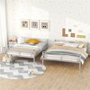 RISOKEYS Full XL Over Queen Bunk Bed - Heavy-Duty Metal Bunk Bed for Adults, Boys, Girls & Teens, Dormitory Use, Can be Divided into Two Beds, Silver - 3 of 4